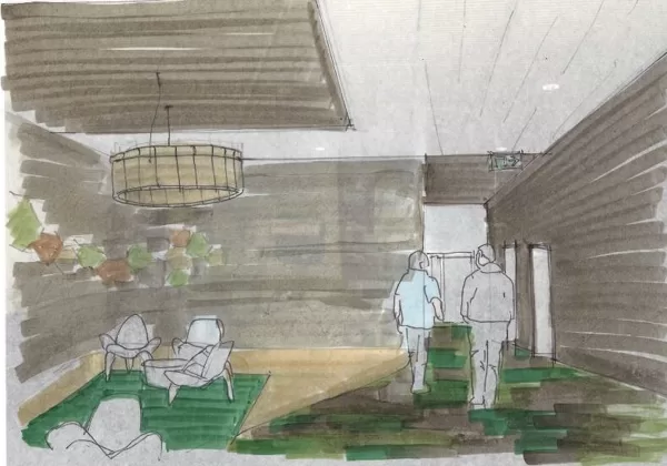 Lobby 7 - Concept Sketch