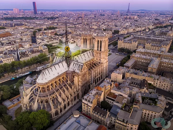 Aerial view of Hope design