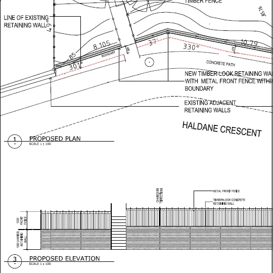 Lane Cove1- Retaining fence2